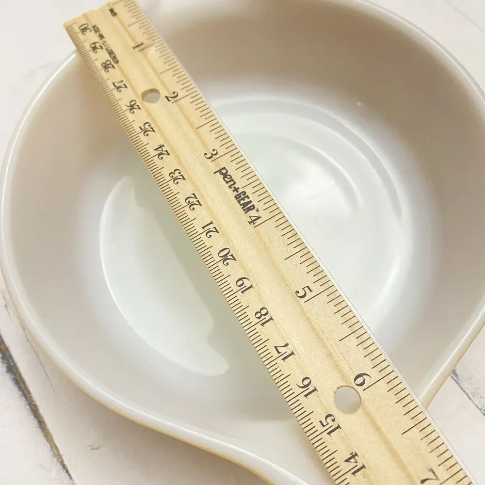 VTG Pyrex Old Orchard Handled Serving Casserole Dish #471, 1 Pint